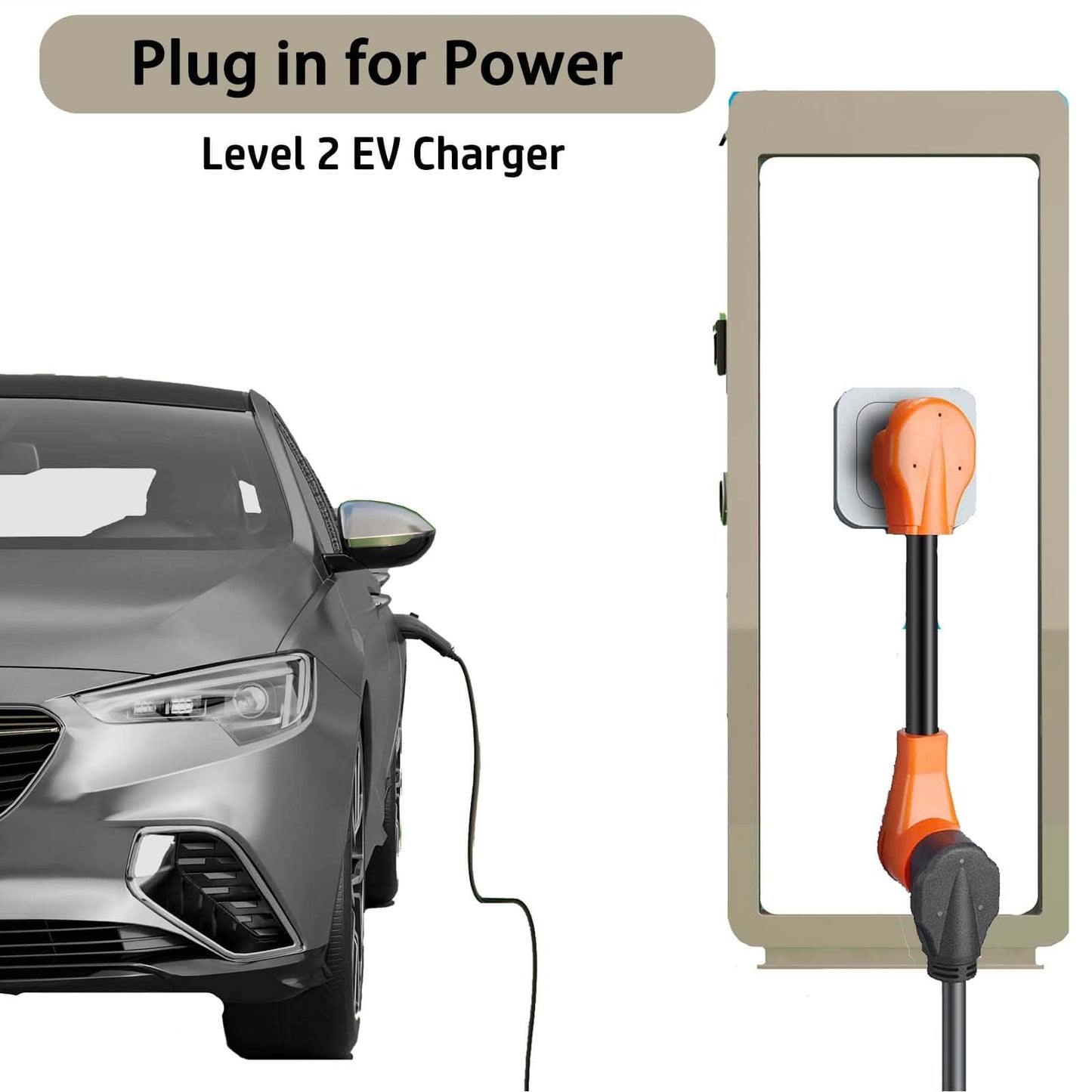 ZEMIRO CHARGE NEMA 10-30P to 14-50R EV Charger Adapter Cord, UL Listed 30 AMP Dryer to 50 AMP EV Conversion Adapter, for Level 2 EV Charging Compatible With Tesla