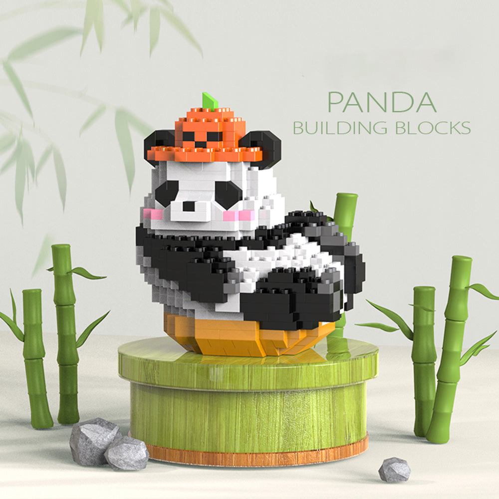 ZEMIRO CHARGE Mini Building Blocks Micro Blocks 3D Building Toy Panda for Kids Ages 6 and Up, Mini Blocks Building Sets for Adults Ideal Gift for Birthdays, Christmas, and Creative Home Decoration (6 Gift Sets with 2502 Pieces)