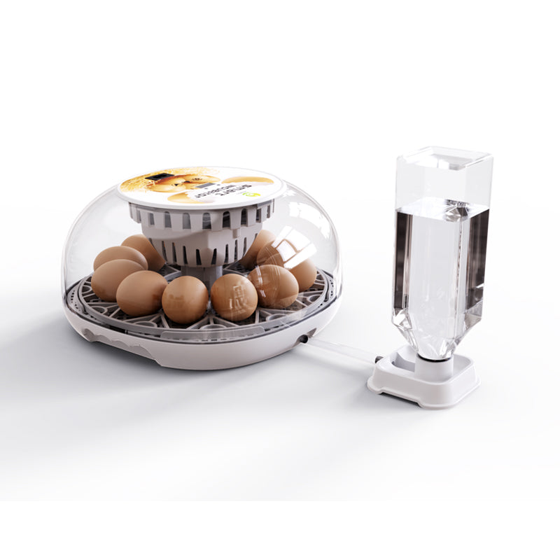 ZEMIRO CHARGE 12 Eggs Incubator for Hatching Eggs with Automatic Egg Turner, Temperature Control, Automatic Water Adding for Hatching Chicken, Goose, Duck, Quail, Pigeon, and Turkeys