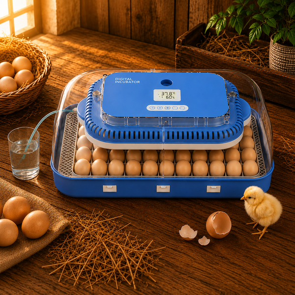 ZEMIRO – Pro 70-Egg Incubator for Professionals & Breeders with Full Automation, Minimal Maintenance, Precision Control & Chick-Safe Design