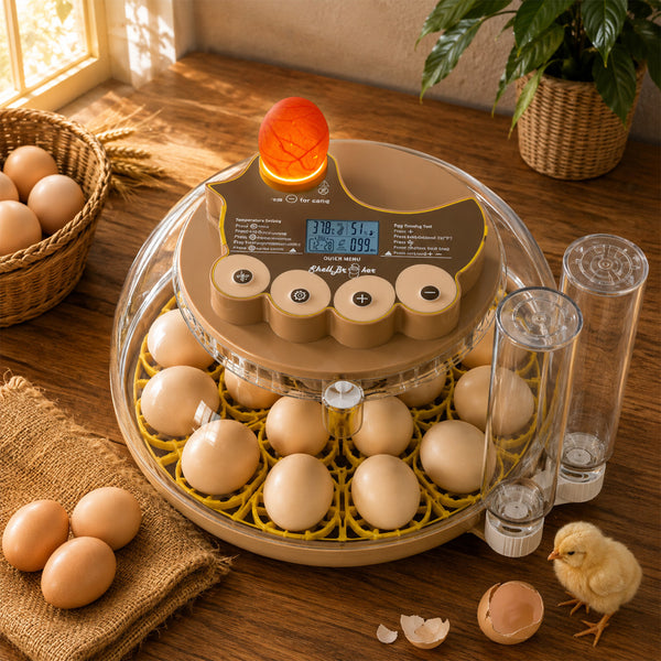 Zemiro Advanced 18-Egg Incubator for Enthusiasts with Balanced Automation, Stable Temperature, Adaptive Humidity & Full Monitoring