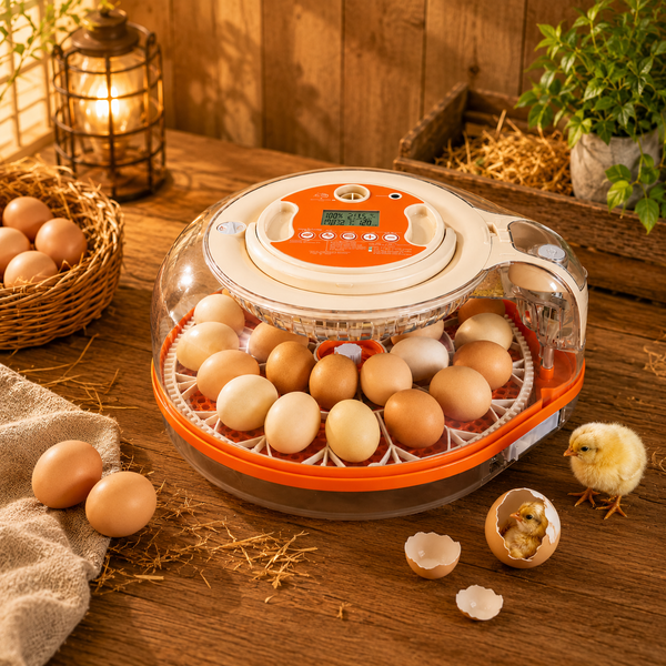 ZEMIRO  – Premium 26-Egg Incubator for Professionals & Breeders with Bottle-Free Design, Full Automation, Precision Control & High Hatch Rates