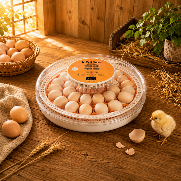 ZEMIRO  – Essential 30-Egg Incubator for Experienced Hatchers with Manual Humidity Control, Auto Turning & Real-Time Monitoring