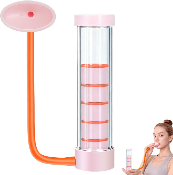 Dumbbell Breathing Trainer,Deep Breathing Trainer, Natural Lung Trainer for Adults, Easy to Use and Clean, Breathing Dumbbell