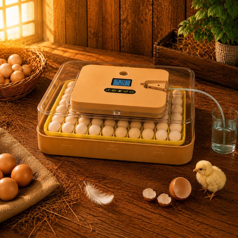 Zemiro Pro 56-Egg Incubator for Professionals & Breeders with Full Automation, Minimal Maintenance, Precision Control & Chick-Safe Design