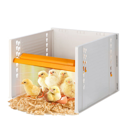 ZEMIRO CHARGE Chick Brooder Heating Plate with Adjustable Height and Angle, 10" x 10" Heating Plate, Digital Display with Adjustable Temperature, Ideal for Hatched Chickens and Ducklings